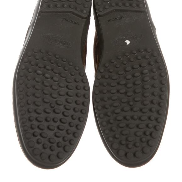 Tod’s suede brown flat lace up boots sz 8.5 - Picture 5 of 5